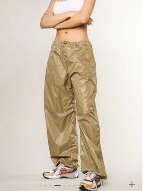 Frankie Collective Shop Lightweight Beige Nylon Track Deadstock Taupe Magma